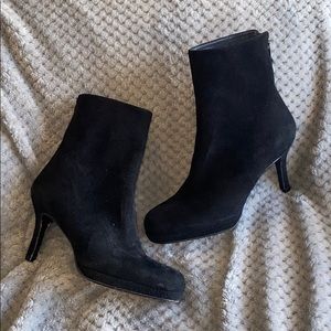 Prized possession. Stuart Weizmann booties.